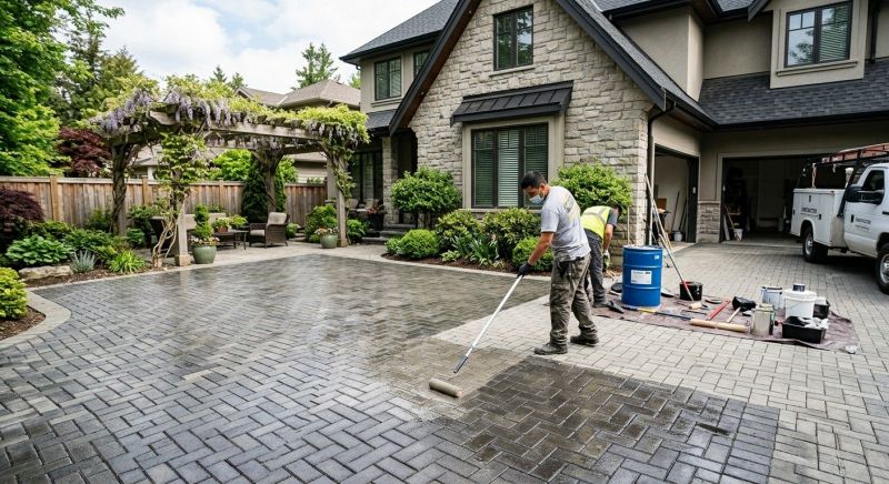 Pavers Sealing in Kansas City, KS