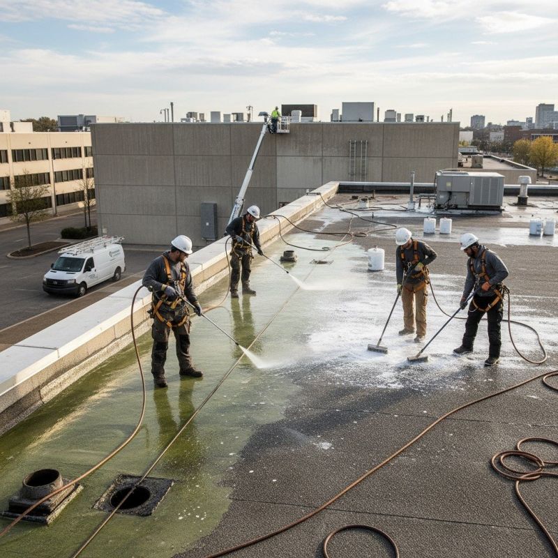 Industrial Roof Cleaning