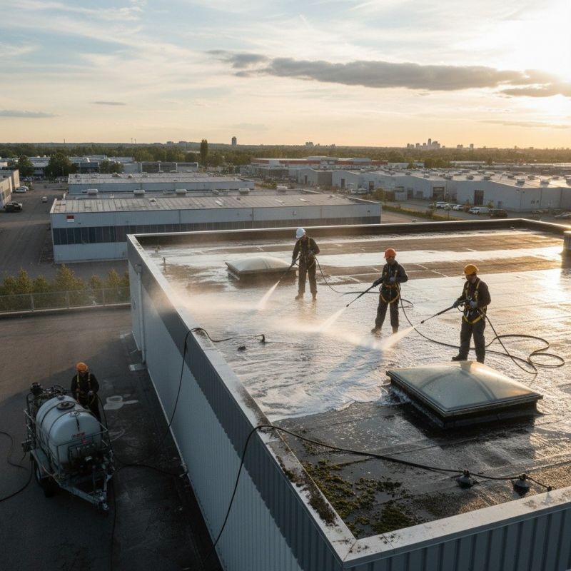 Industrial Roof Cleaning