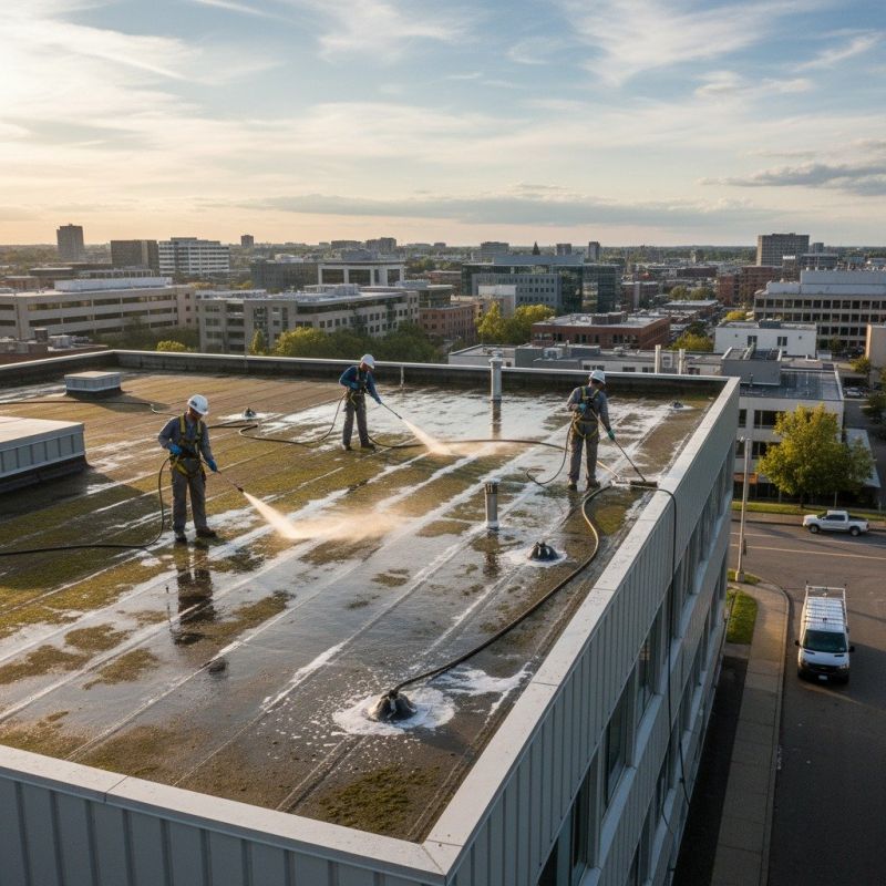 Industrial Roof Cleaning