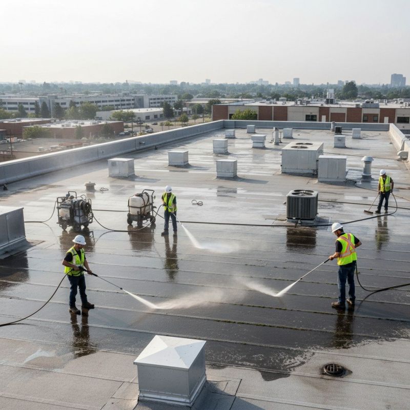 Industrial Roof Cleaning