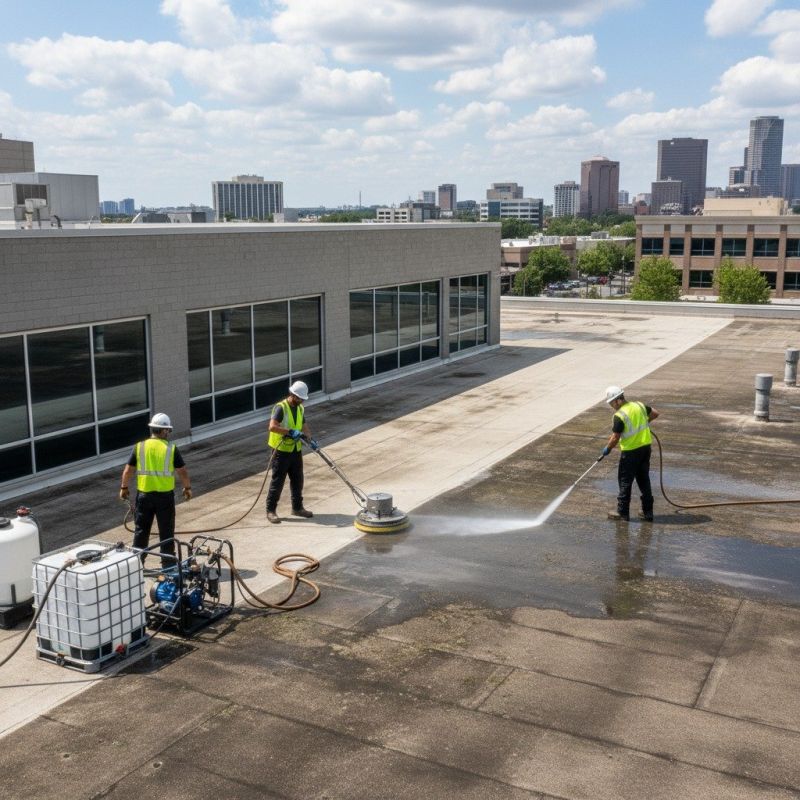 Industrial Roof Cleaning