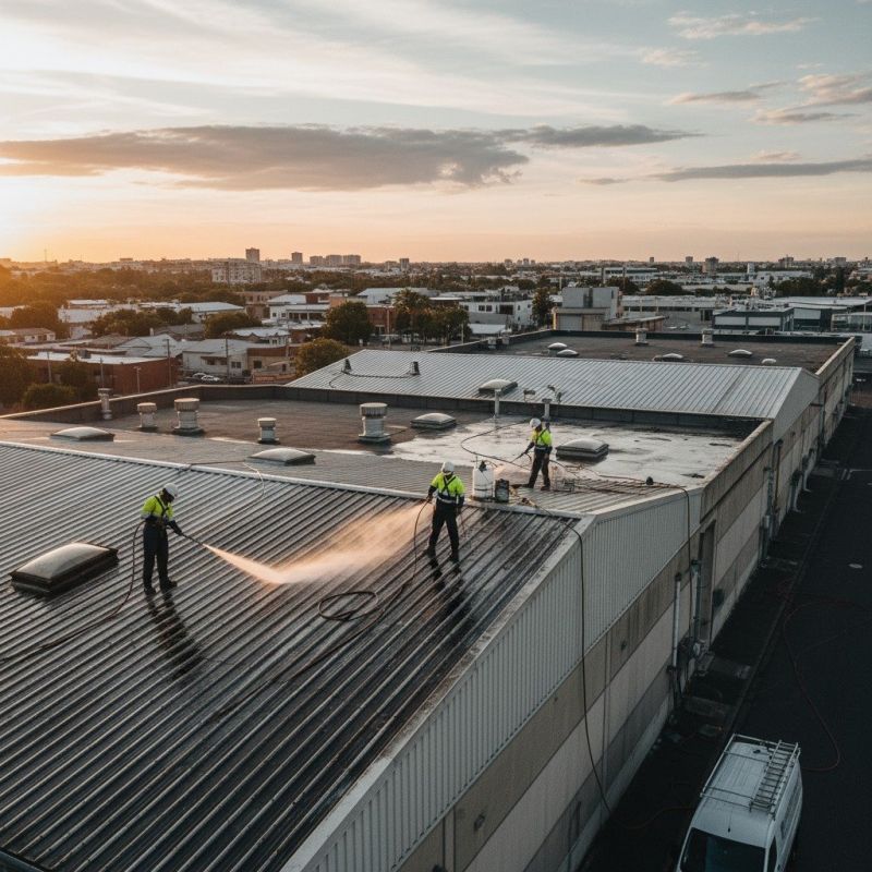 Industrial Roof Cleaning